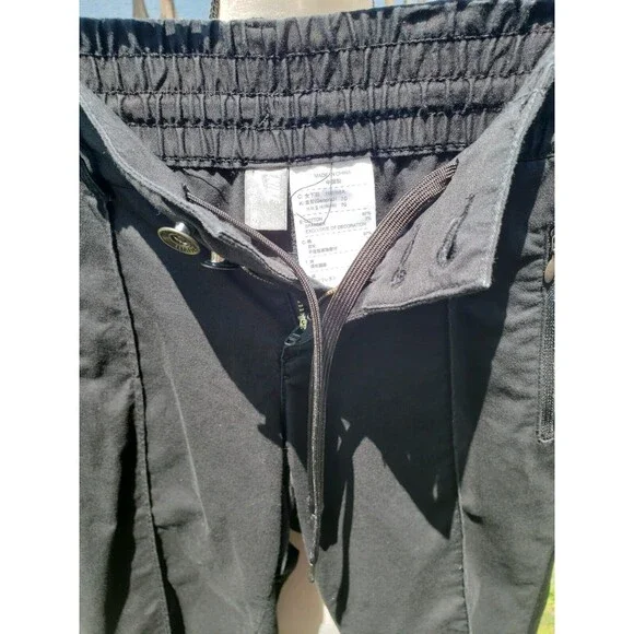 Nike Shorts Womens Small Black Sportswear Chino Bermuda Hiking Outdoors Cotton - Picture 7 of 15